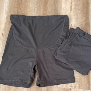 Two Pairs - Amazon Women’s Bike Shorts - High Waist Maternity